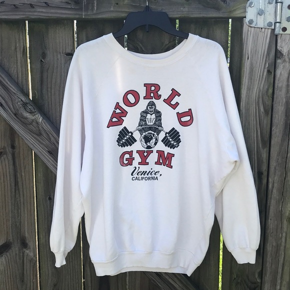 world gym sweatshirt